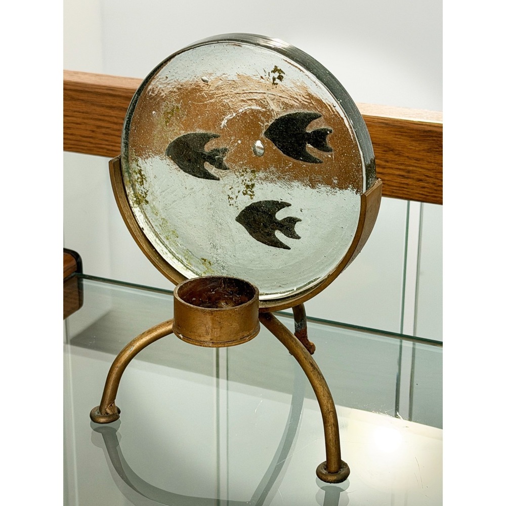 Vintage Angel Fish Tea Light Holder Ocean Nautical Décor Beach Tropical 8.875" T - Picture 4 of 7